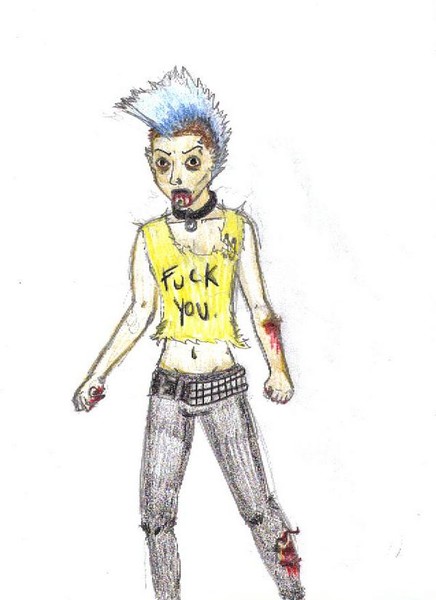 Punk zombie