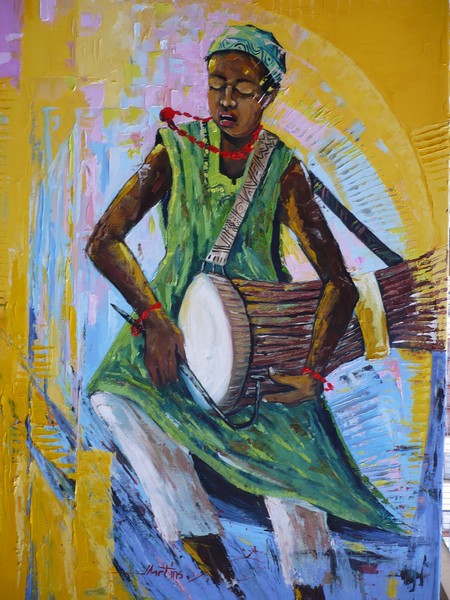 THE DRUMER  OIL  70X100cm