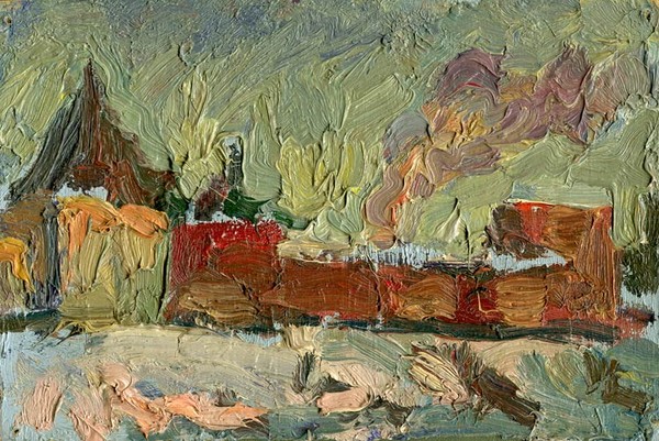 Early Spring. Novospassky Monastery, Moscow. 1979