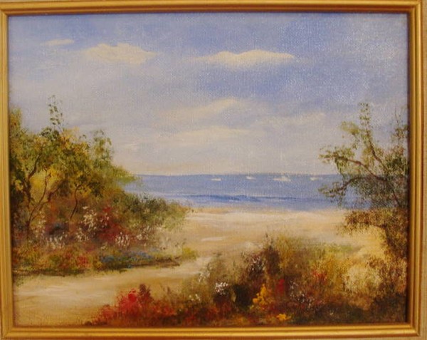 Sand Dunes and Flowers