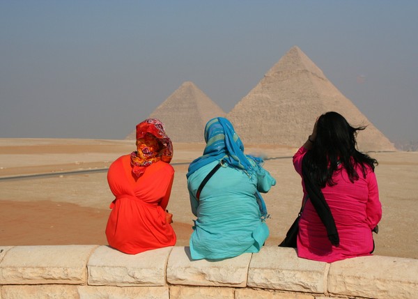 Viewing the Pyramids at Giza
