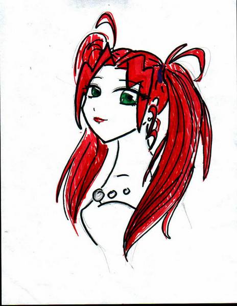 red hair