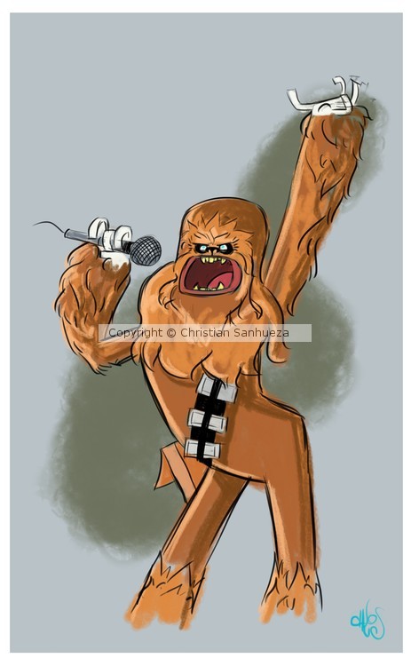 Chewbacca singing