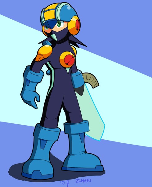 New Rockman.exe Drawing