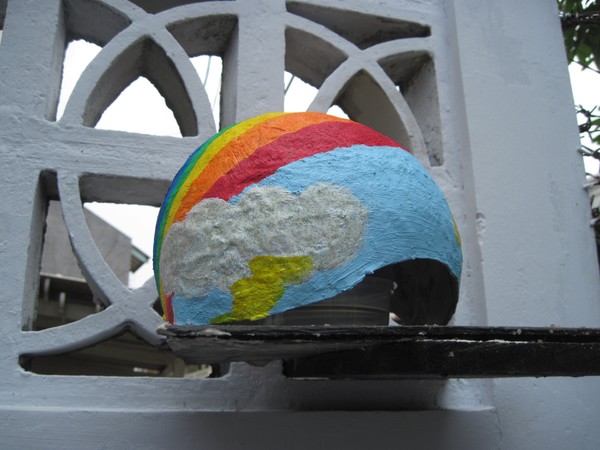 Face in Paper Mache