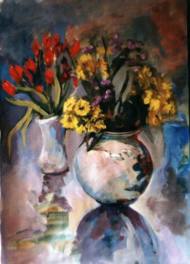 Still life with flowers