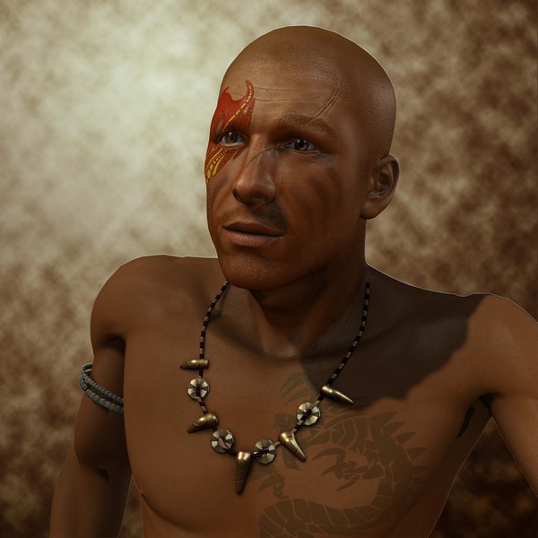 Tribal Man_side