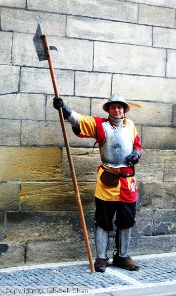 Guard at the City Wall, Prague