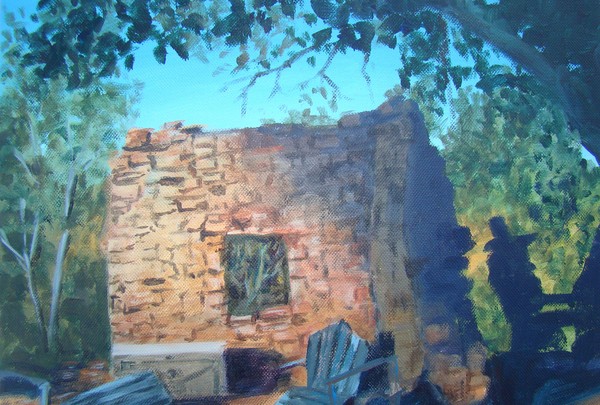 Landscape of Old Stage Coach Stop