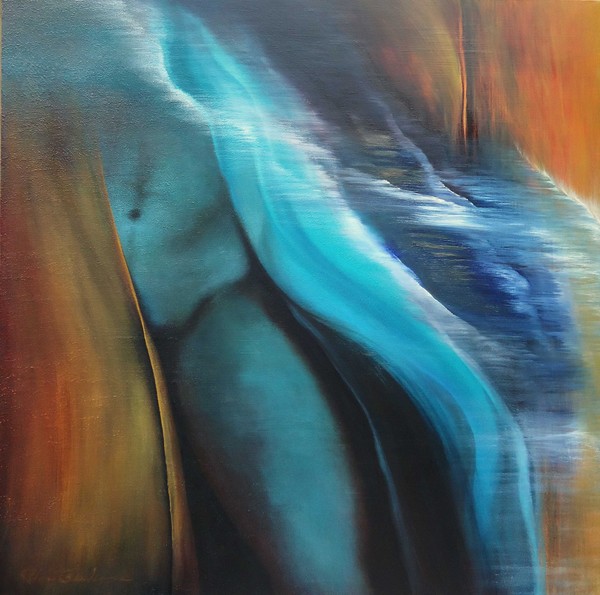 IMPROMTU     36x36 in        Oil on Canvas