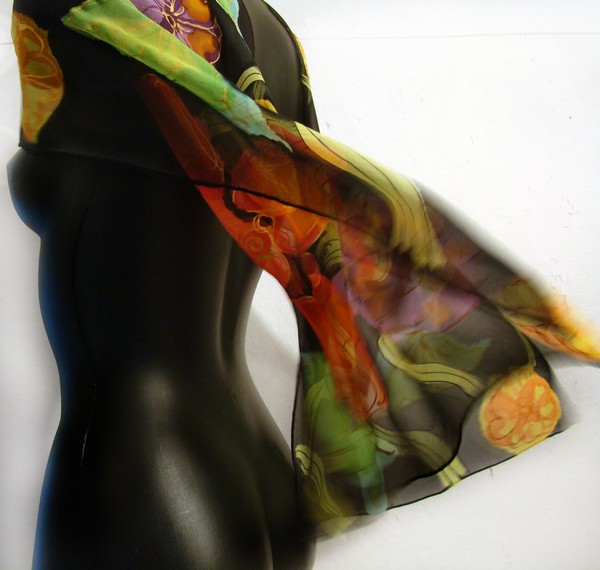 silk chiffon scarf