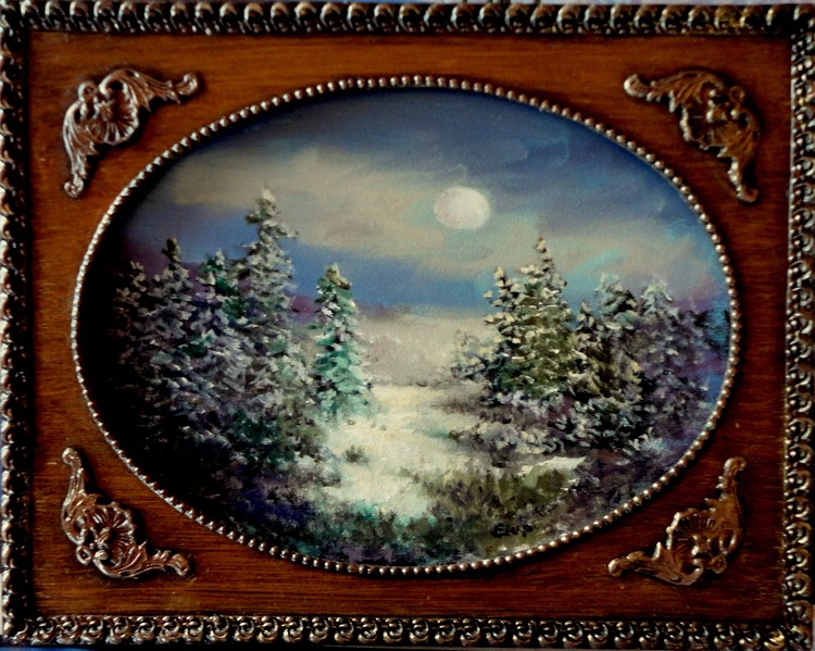 After the Night Snowfall  SOLD