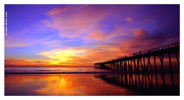 Sunset obsessions Hermosa Pier