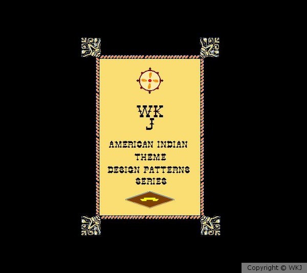 WKJ American Indian Theme Design Patterns Series