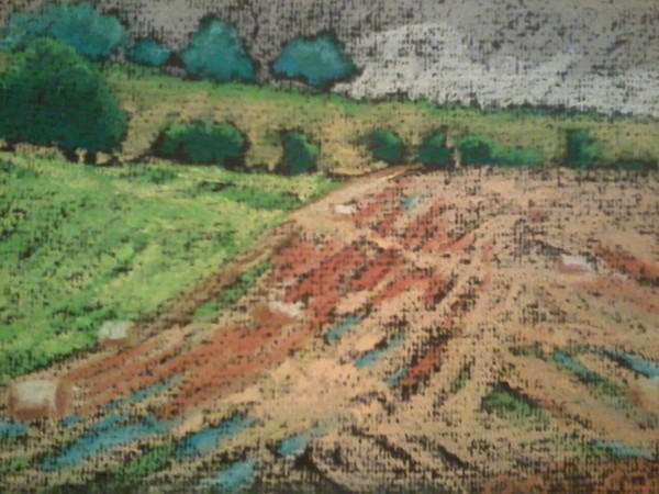 impressionist Scottish landscape