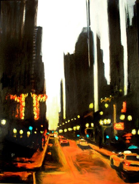 Twilight in Chicago