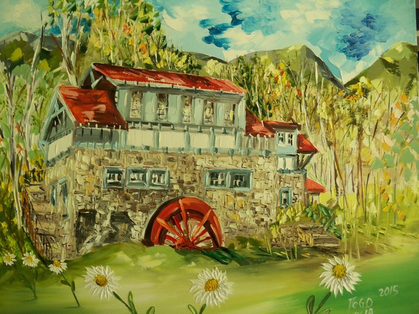 The Mill House Brasstown Ga, 24x30