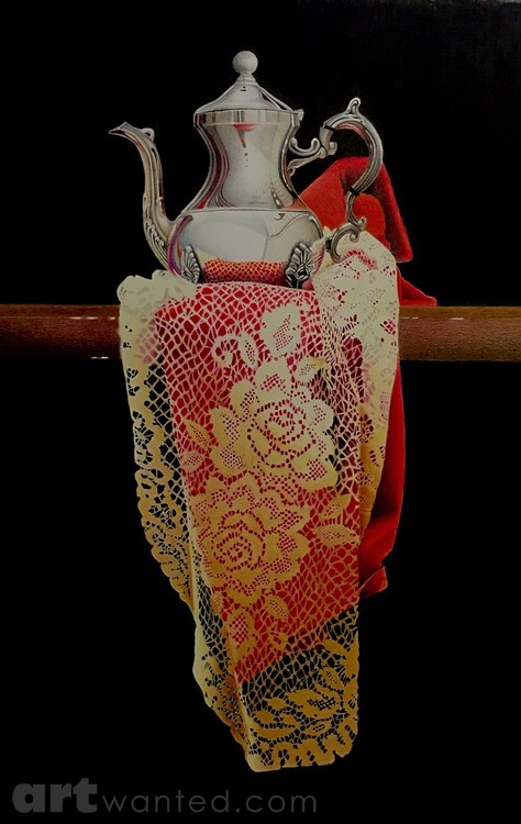 Draped Tea Service   