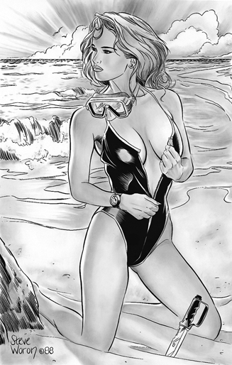 Skin Diver Girl