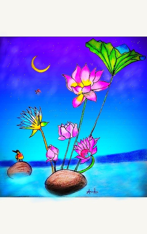 Floral scenery... 