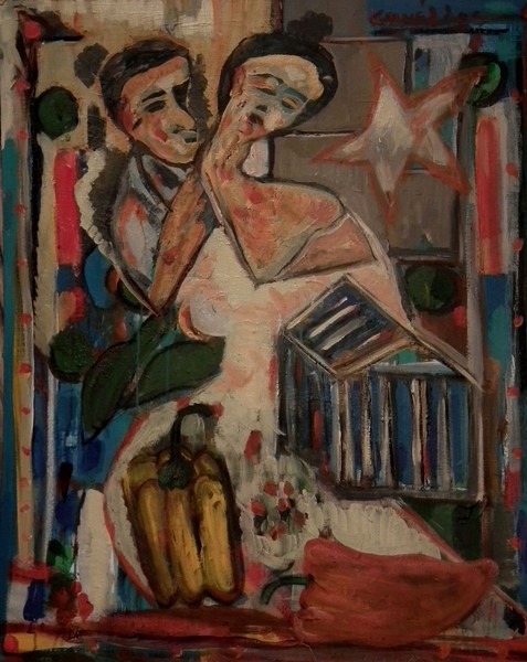 Dancing with yellow and red pepper
