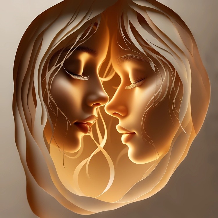 Dreamlike Dual Faces