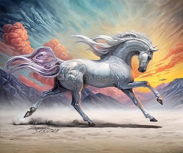 Arabian Horse Scene