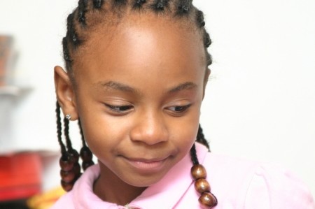 My daughter @ bed time