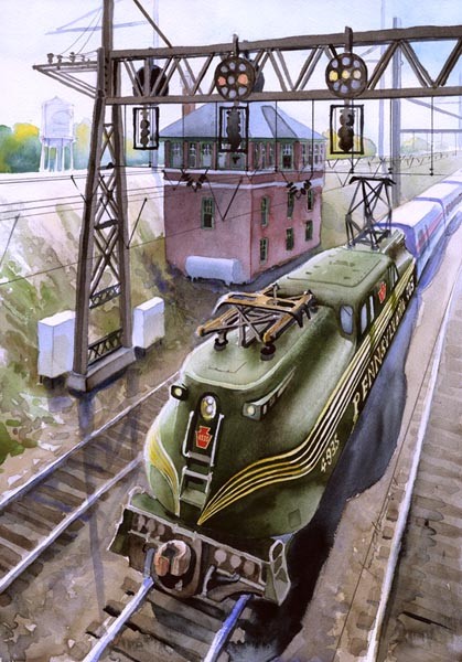 Pennsylvania GG1 4935 on the NE Corridor