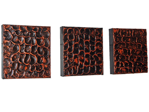 Organically Grown (Textured Triptych)