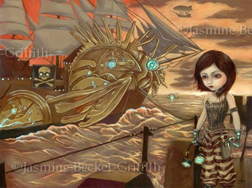 Steampunk Pirates: Maritime Sunset