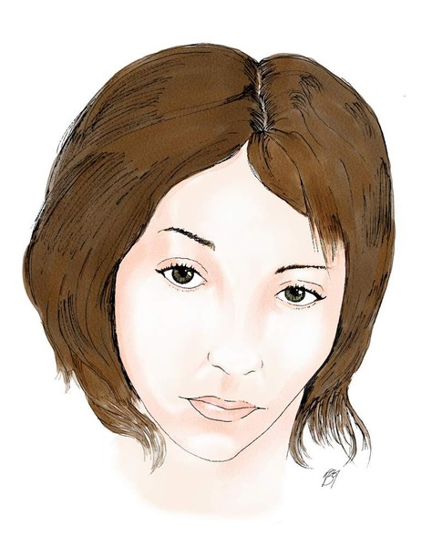 Head of a girl