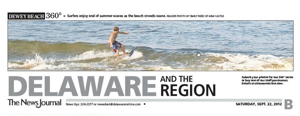 70th News Journal Panorama-Surfer