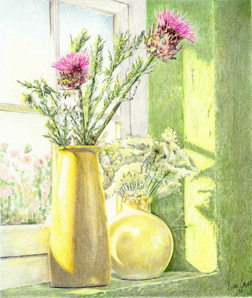 Flowers In Window