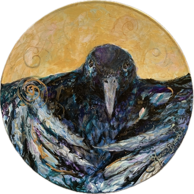 Whimsical Crow