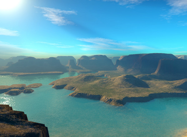 Blue horizen