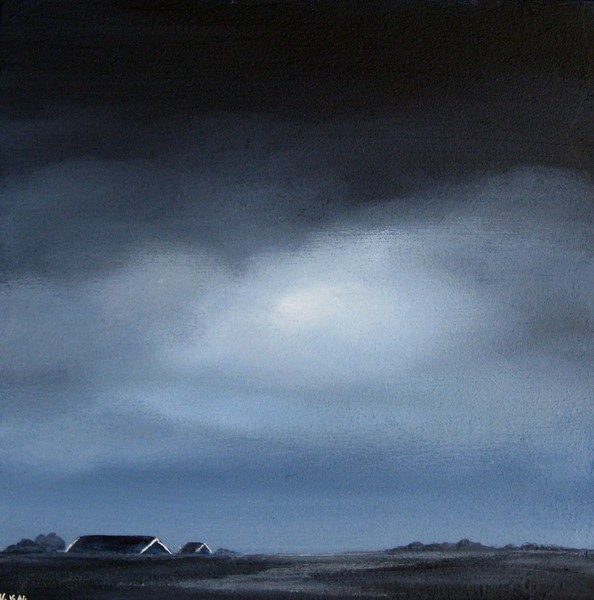 November-evening in Zeeland