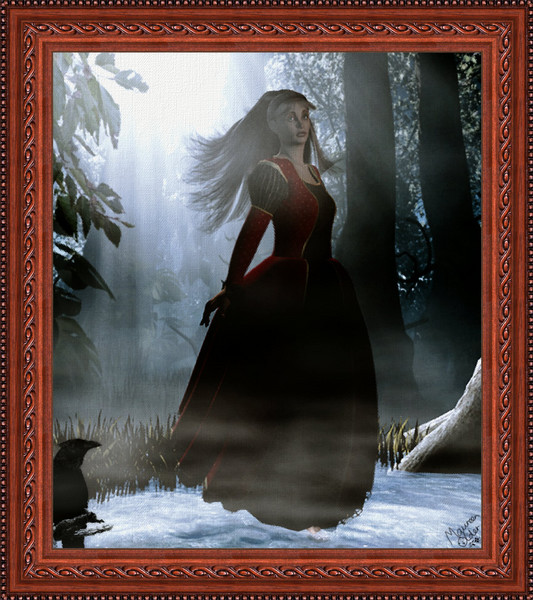 Through the Spooky Woods she Wanders