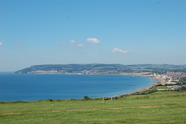 View from the downs towards ventnor