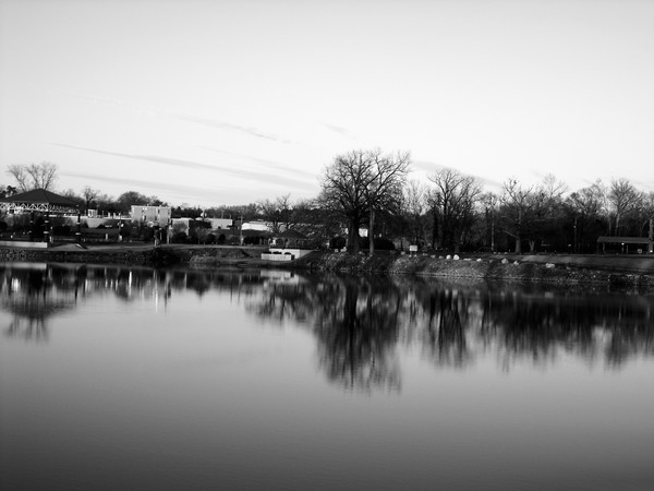 River Walk B&W