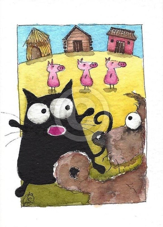 Three little pigs