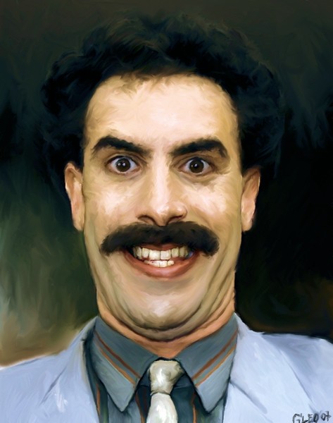 BORAT  (Sacha Baron Cohen)