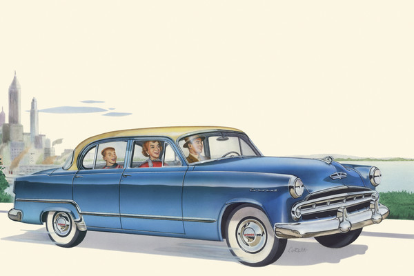 53 Dodge Coronet Airbrush Painting Art