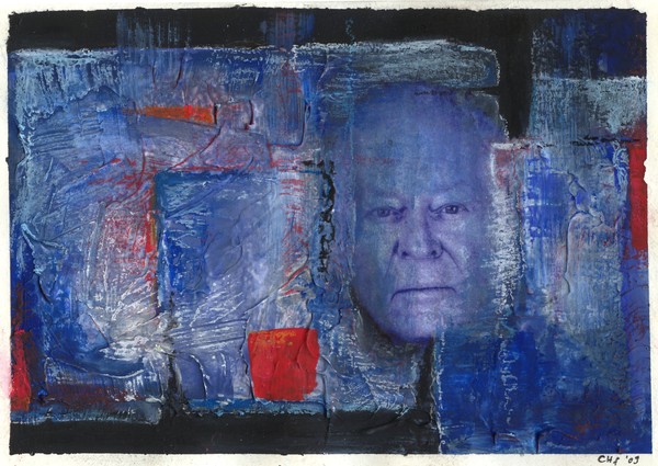 blue portrait