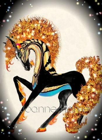 Fancy Fire Horse