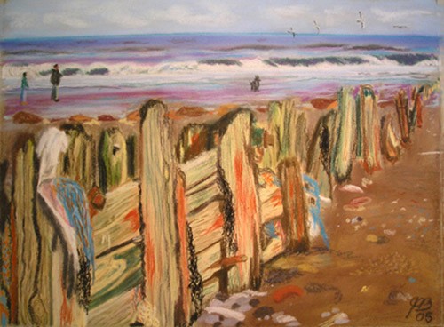Sansend Beach, Cold Winter Sunshine