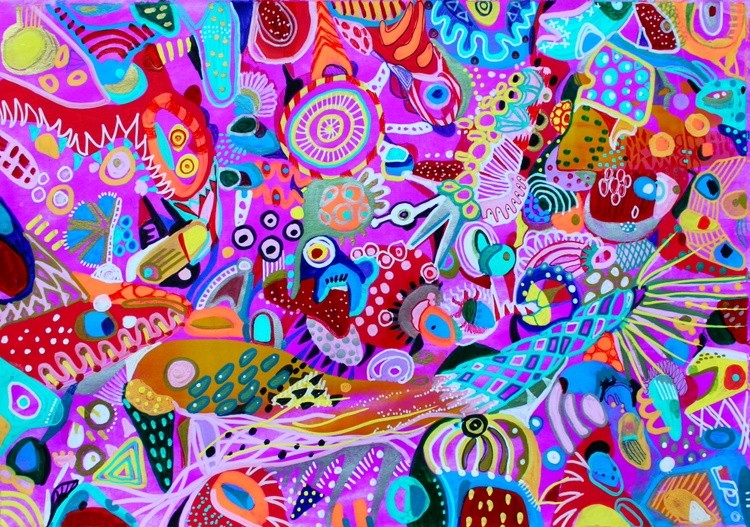 484. Artistic colorful ecstasy