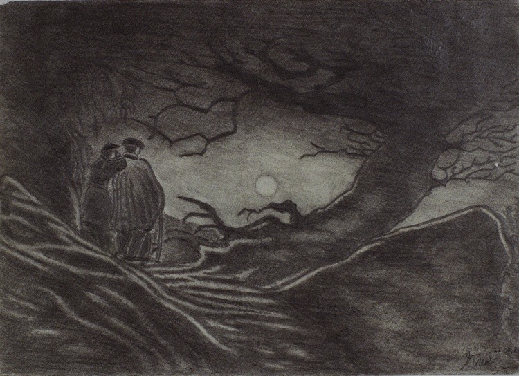 Year 1984-friends/copy of Caspar David Friedrich