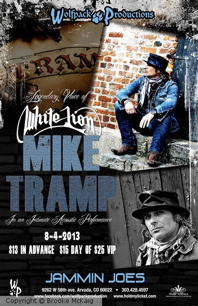 Mike Tramp Denver Promotion