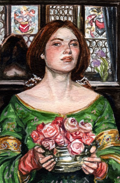 Waterhouse Rendition - Gather Ye Rosebuds